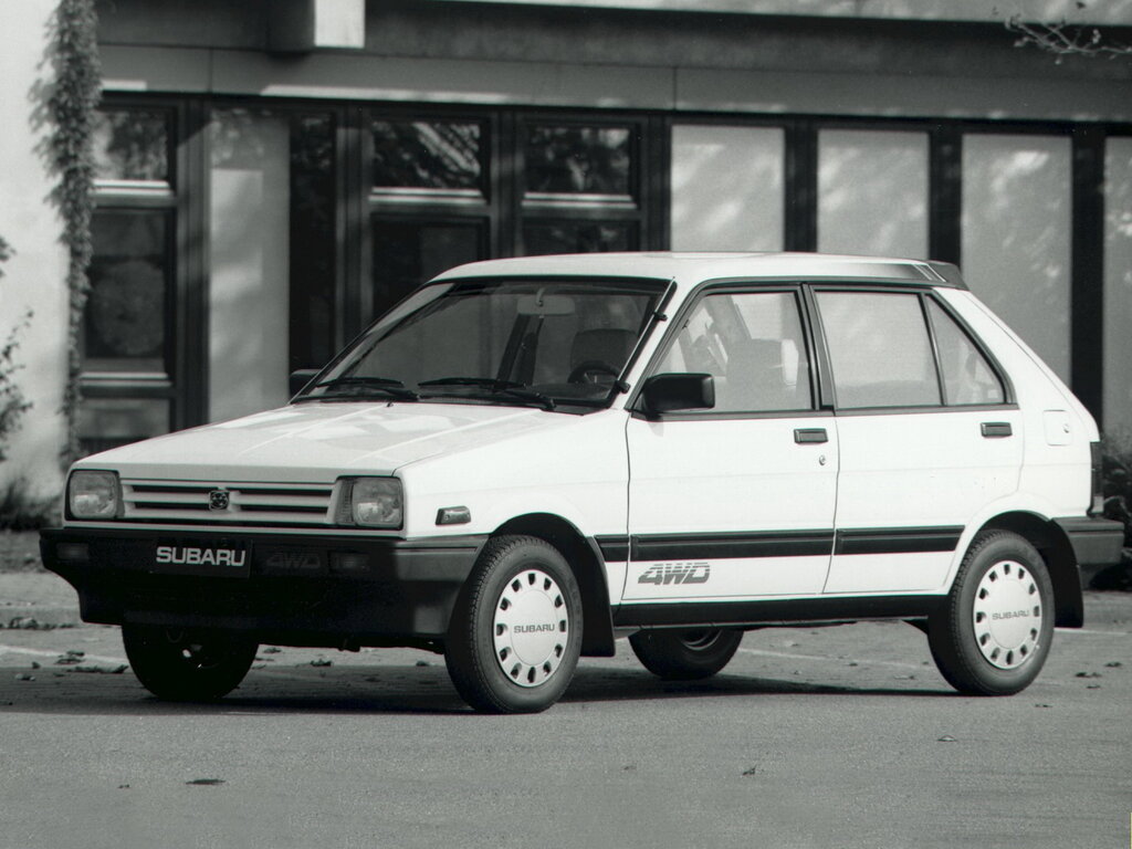 Subaru Justy 1 поколение, хэтчбек 5 дв. (10.1984 - 11.1989)